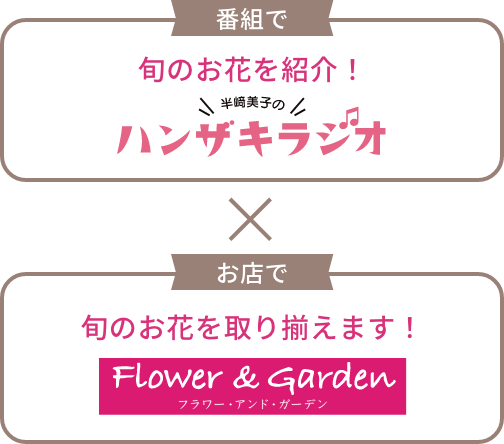 旬のお花を取り揃えます